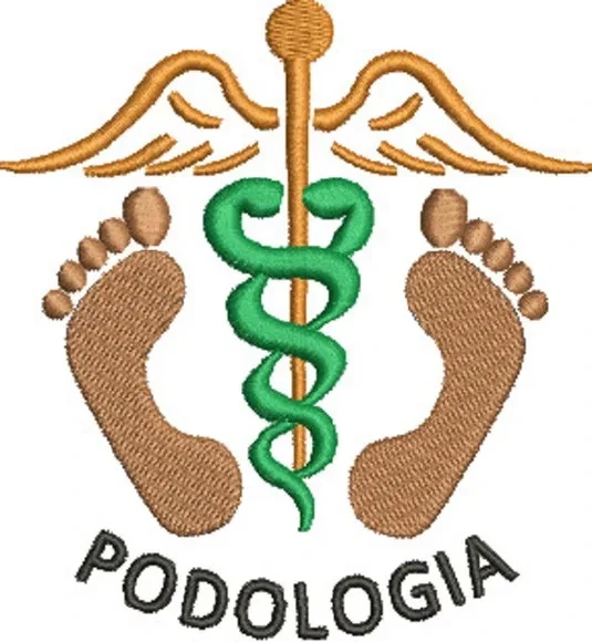 Matriz de Bordado Simbolo Podologia