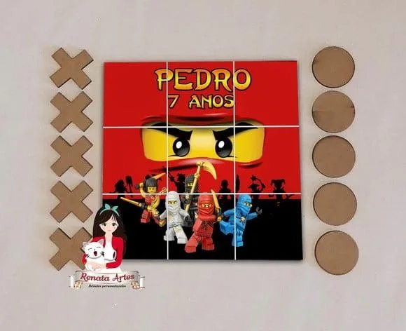 Jogo da Velha Personalizado Ninjago