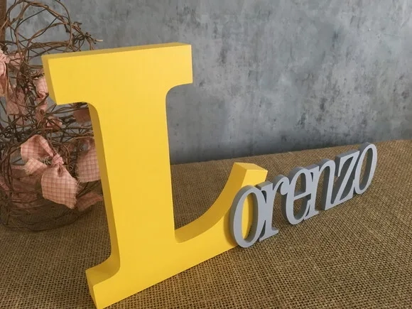 Letras Decorativas em MDF PERSONALIZADO 18cm