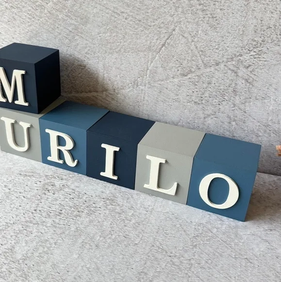 Cubos 6x6cm- Decoração Bebê