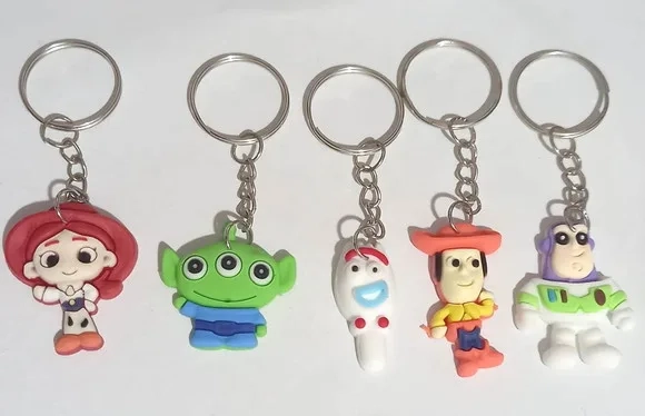 Chaveiro Toy Story Emborrachado - 5 Unidades