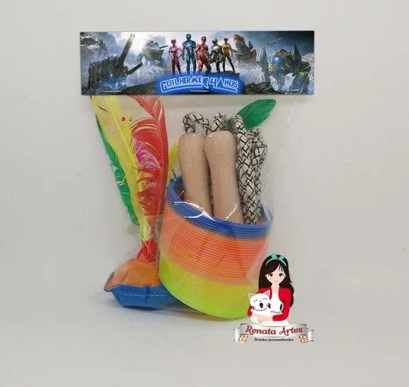 Kit Boa Infância Personalizado Power Rangers 2