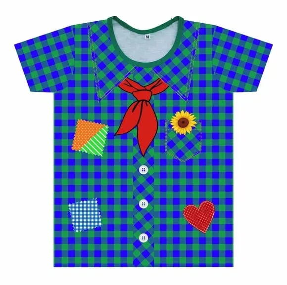 Camiseta Infantil Caipira
