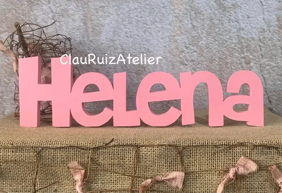 Nomes de mdf - Linha Ch - Decoração Bebê