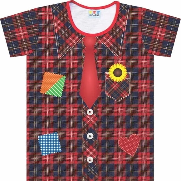 Camiseta Infantil Caipira