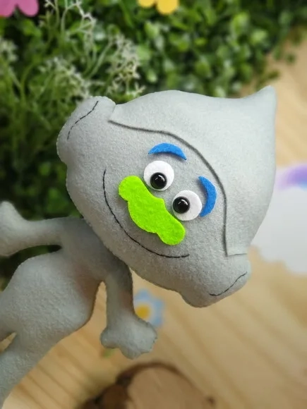 Trolls de Feltro - Guy Diamond