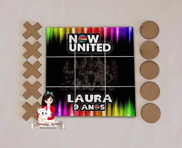 Jogo da Velha Personalizado Now United