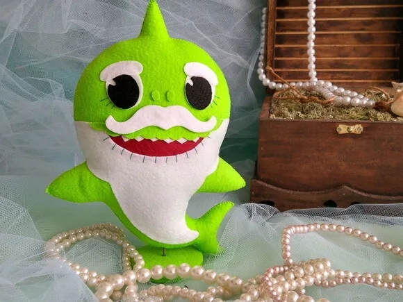Baby Shark em Feltro