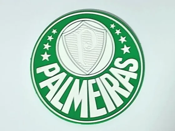 Aplique Escudo 8cm Time Emborrachado com 2 Unidades
