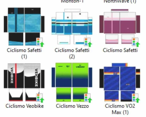Vetores De Camisa De Ciclimo Pakc-180 Artes