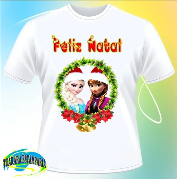 Camiseta Frozen Natal 2