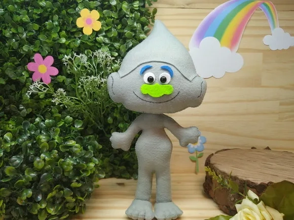 Trolls de Feltro - Guy Diamond