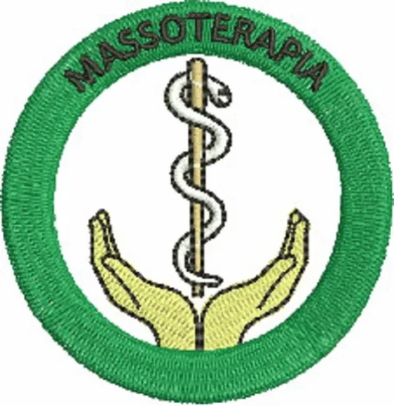 Matriz de Bordado Símbolo Massoterapia