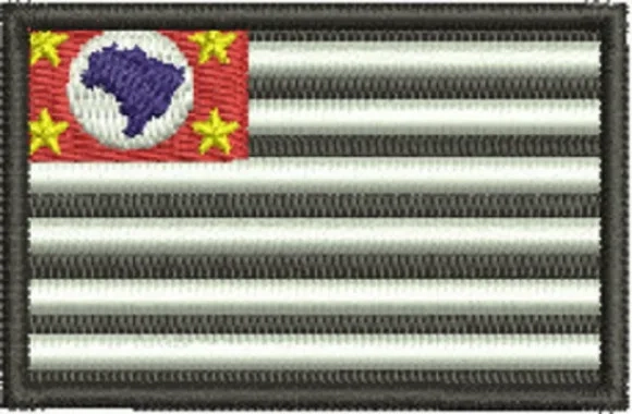 Matriz de Bordado Bandeira do Estado de São Paulo