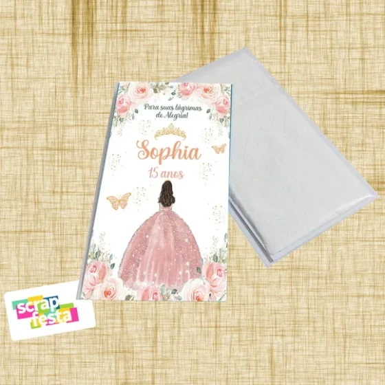 Lencinhos Lágrimas de Alegria Personalizado Festa 15 Anos