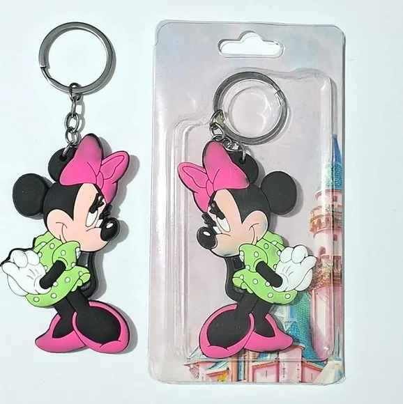 Chaveiro Minnie Frente e Verso Emborrachado 1 Unidade