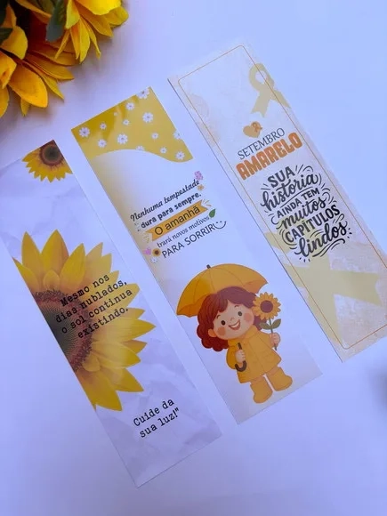 Marca Página Simples - Setembro Amarelo