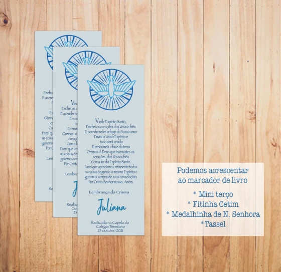 Marcador página de crisma