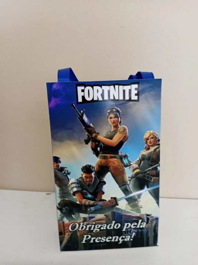 Sacolinhas Personalizadas Fortnite para Lembrancinhas