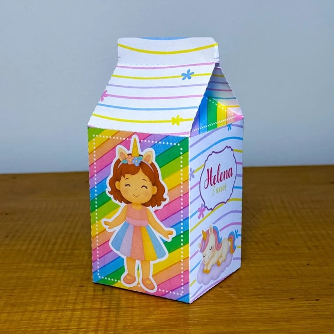 PEGUE E MONTE - Kit Festa UNICORNIO - Decoração de Festa | Lembrancinhas | Aniversário | Personalizados