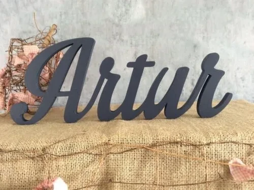 Letras Decorativas - nome em MDF