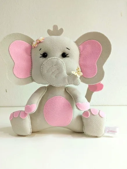 Combo Centro de Mesa Safári Baby Rosa 10 Peças