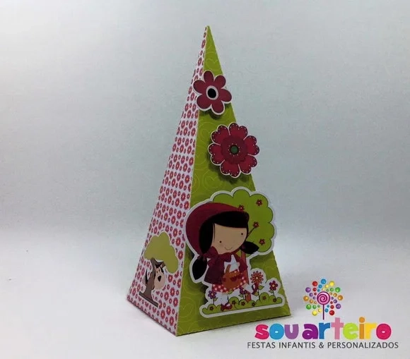 Kit 30 Lembrancinha Chapeuzinho Vermelho