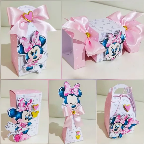 Kit Encanto Minnie Mouse Rosa - 25 Peças