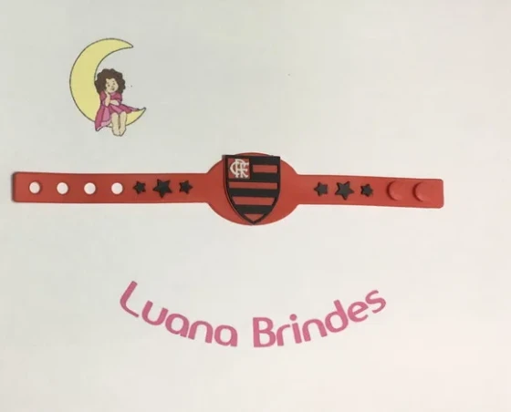 Pulseiras de Time Emborrachada Pacote com 3 Unidades