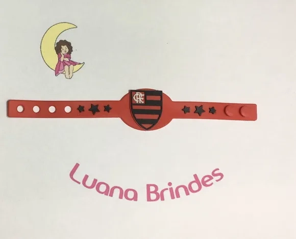 Pulseiras de Time Emborrachada Pacote com 3 Unidades