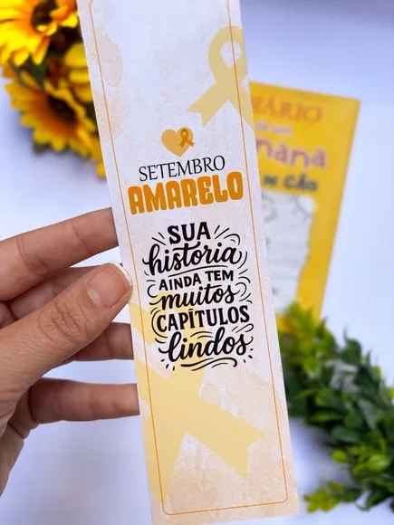 Marca Página Simples - Setembro Amarelo