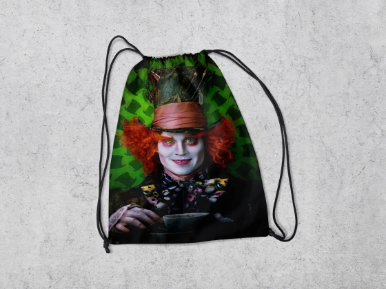 Mochilinha Personalizadada Chapeleiro Maluco