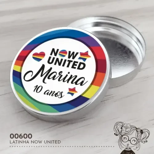 Latinha Adesivada Now United - 00600