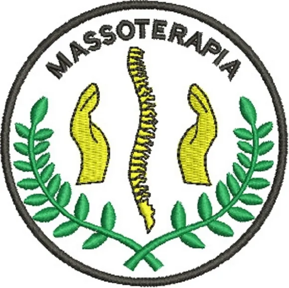 Matriz de Bordado Símbolo Massoterapia