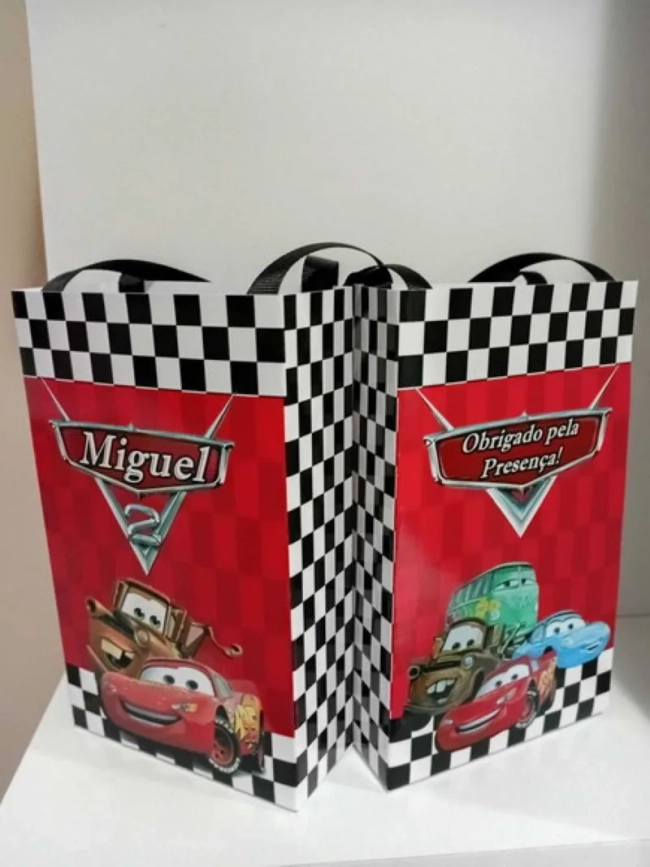 Sacolinhas Personalizadas Carros para Lembrancinhas