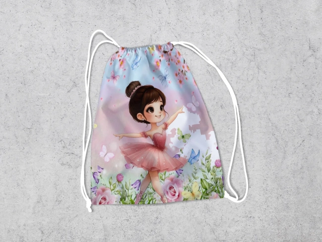 Mochilinha Personalizada para lembrancinhas Bailarina