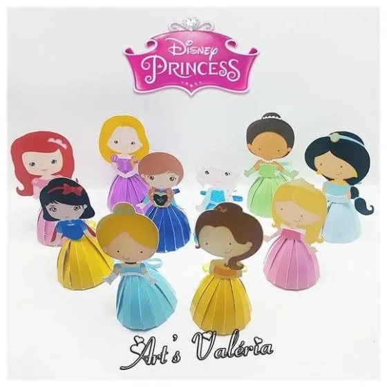 Princesas Cut 2D - Porta Bombom