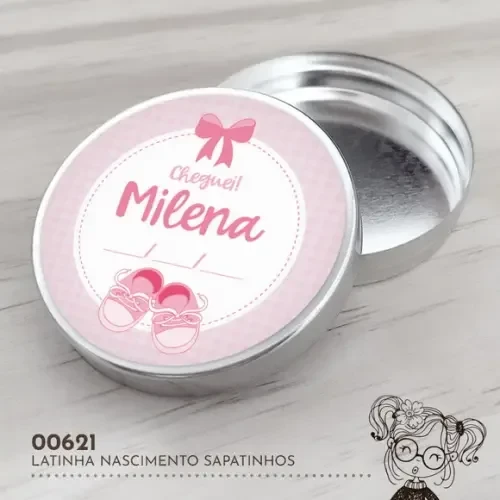 Latinha Adesivada Sapatinhos - 00621