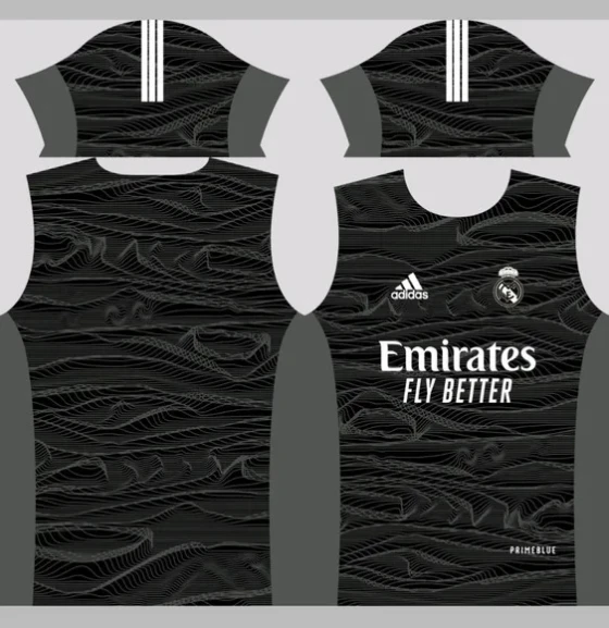 Vetor Camisa do real Madrid 2022