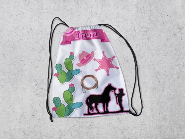 Mochilinha Personalizada Boaiadeira