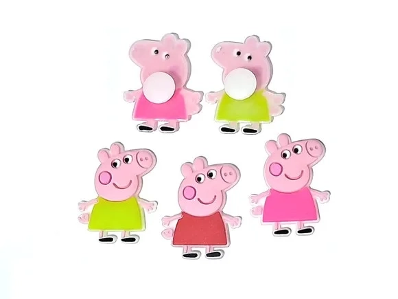 Adaptador P/crocs Porquinha Pacote com 6 Unidades