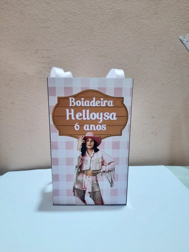 Sacolinhas Personalizadas Boiadeira para Lembrancinhas