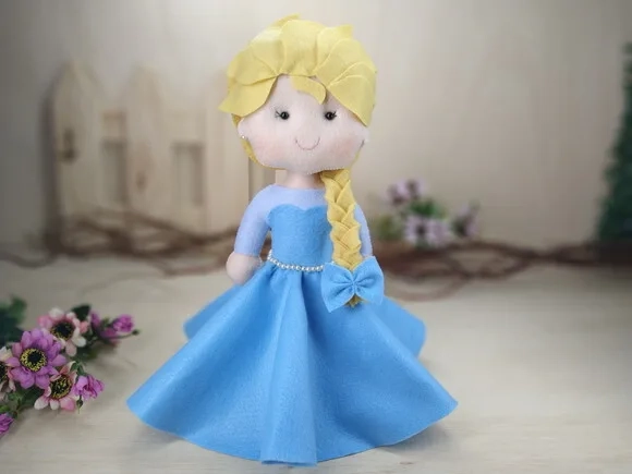 ELSA de feltro - Personagem filme Frozen