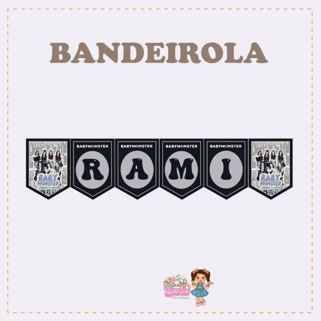Kit Festa Só Um Bolinho BABYMONSTER - Decoração de Festa
