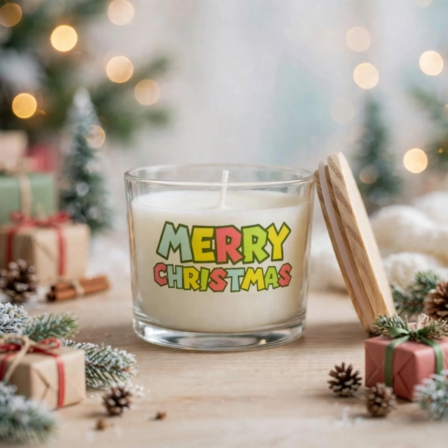 Vela Aromática no Copo Personalizada Natal Super Mario - Trabalhamos com outros temas - Informar  tema no chat