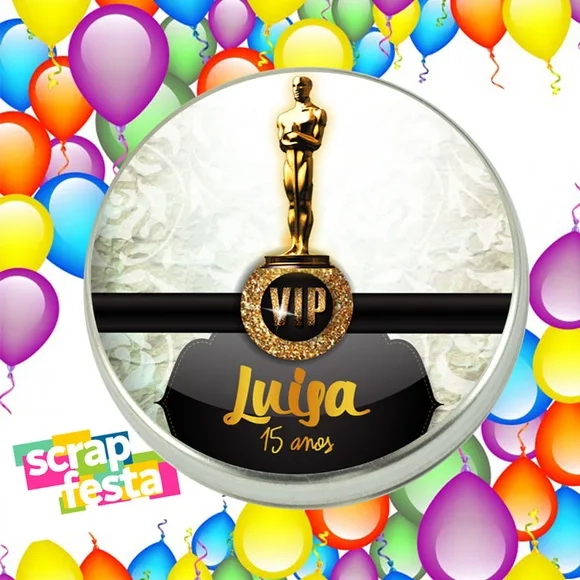 Latinha Personalizada Festa de Aniversário Oscar