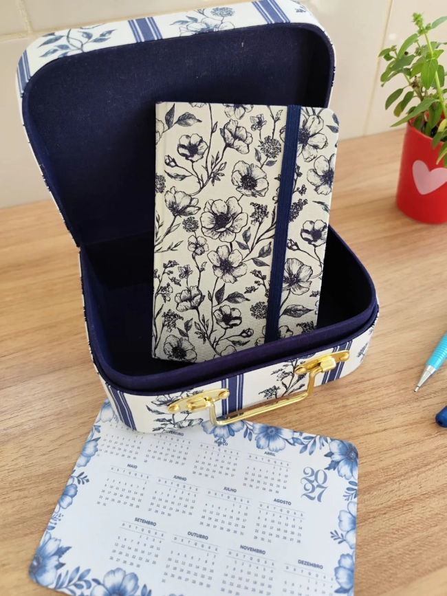 Kit Presente - Artesanal Chic Azul
