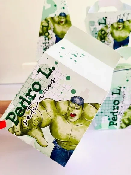 Kit 60 Lembrancinhas Hulk