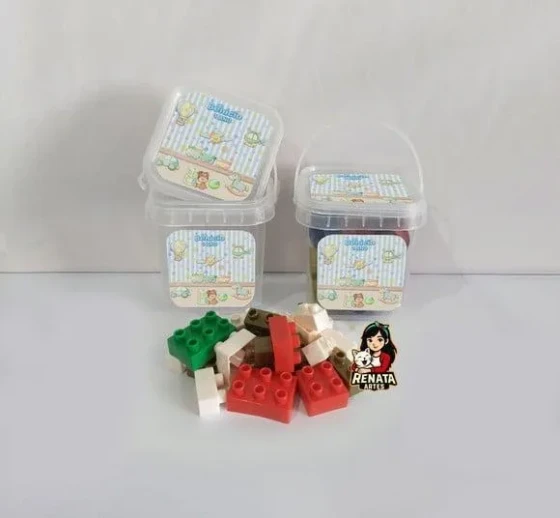 Monta Monta no Baldinho Personalizado Brinquedos