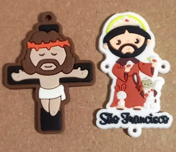 Kit Terço São Francisco de Assis com Crucifixo - 3 Kits